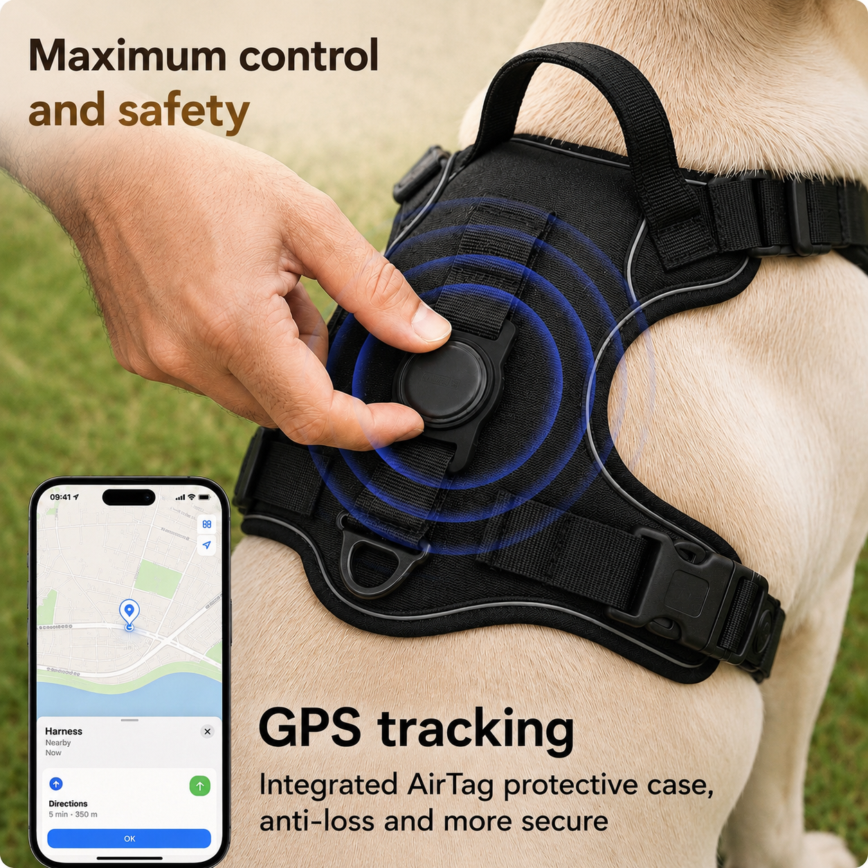 Shaley Control dog no-pull harness